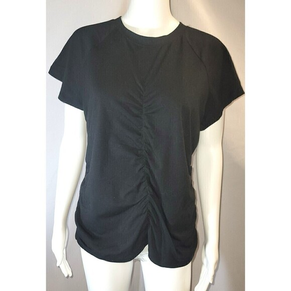 NWOT Sanctuary Scrunched Short Sleeve Tee - Size 1X - Picture 1 of 8
